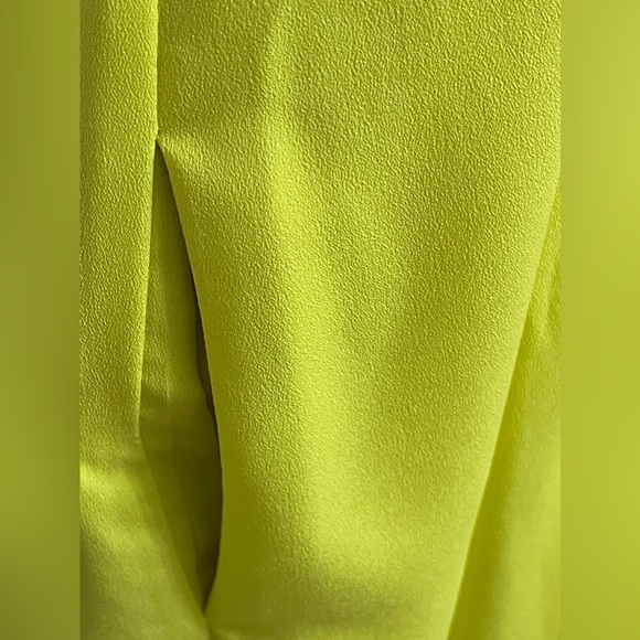 Banana Republic Like Green Yellow Maxi Spaghetti Strap Midi Dress Size 2 - Picture 6 of 8